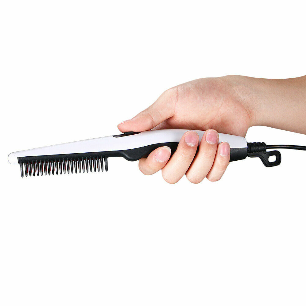 [vendor] Negative Ion Hair Straightener Styling Comb Hot Comb