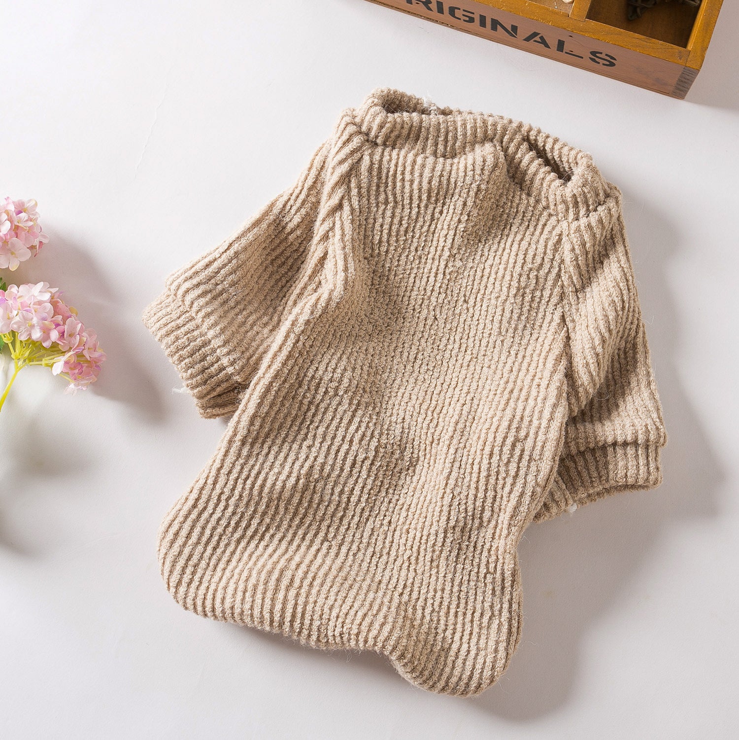 [vendor] Pet Dog Clothes Sweater Pullover Bichon Pomeranian Teddy Schnauzer