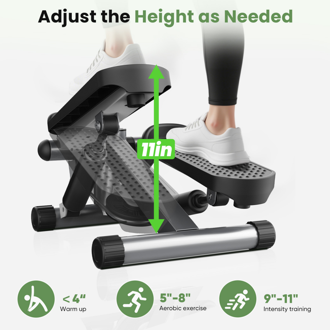 [vendor] Mini Stepper With Resistance Band