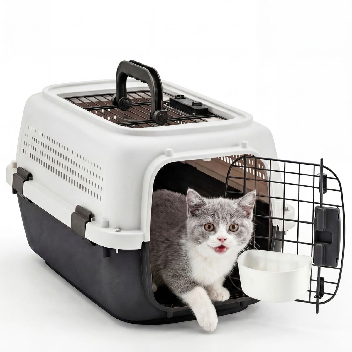 [vendor] Hard-Sided Dog And Cat Carrier, TSA Airline Approved, For Small To
