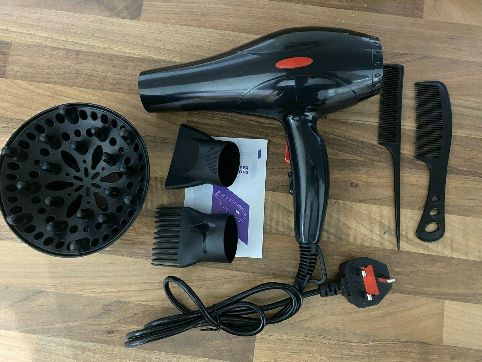 [vendor] 2200W Professional Style Hair Dryer Nozzle Concentrator