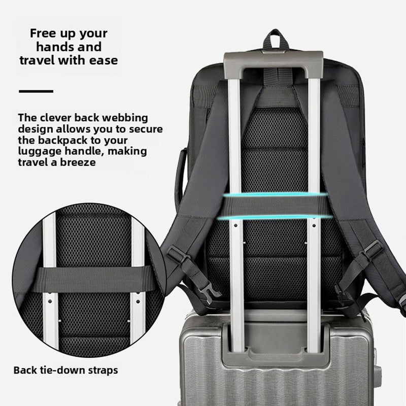 [vendor] 16 Inch Laptop Backpack Waterproof USB Rucksack Large