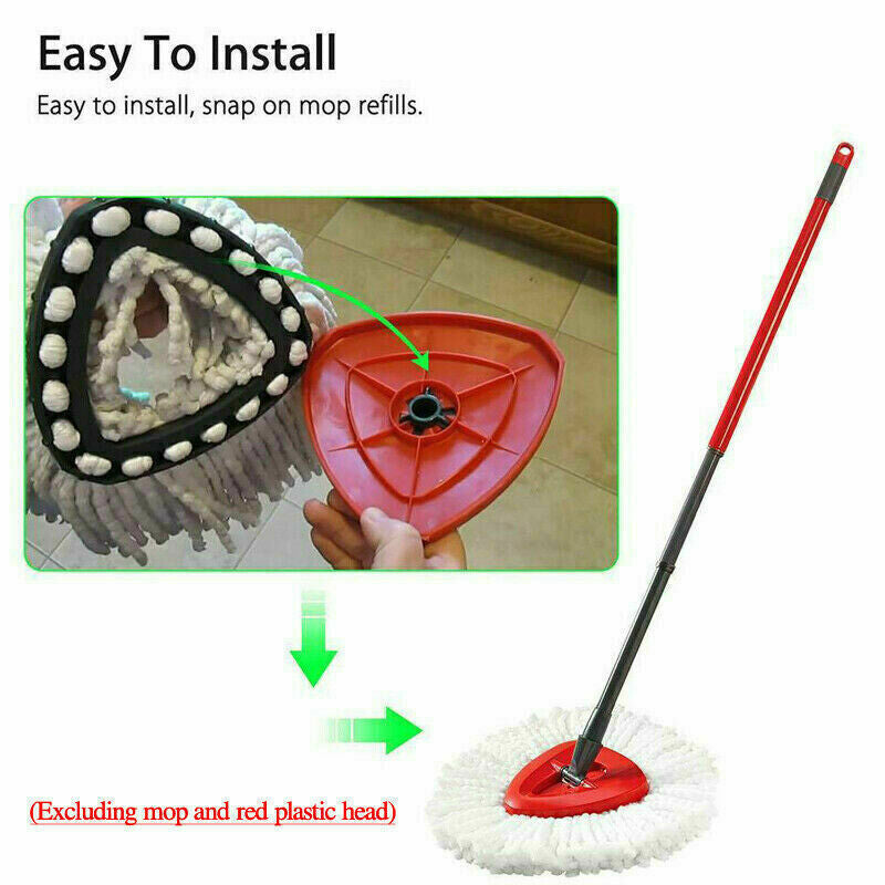 [vendor] 6 PACK For Vileda Turbo Refill Microfibre Mop Set, Spin