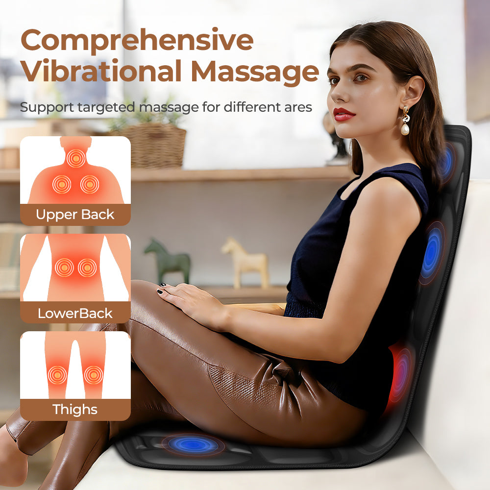 [vendor] Massage Chair Pad,Back Massage With Heat,Massage Pad
