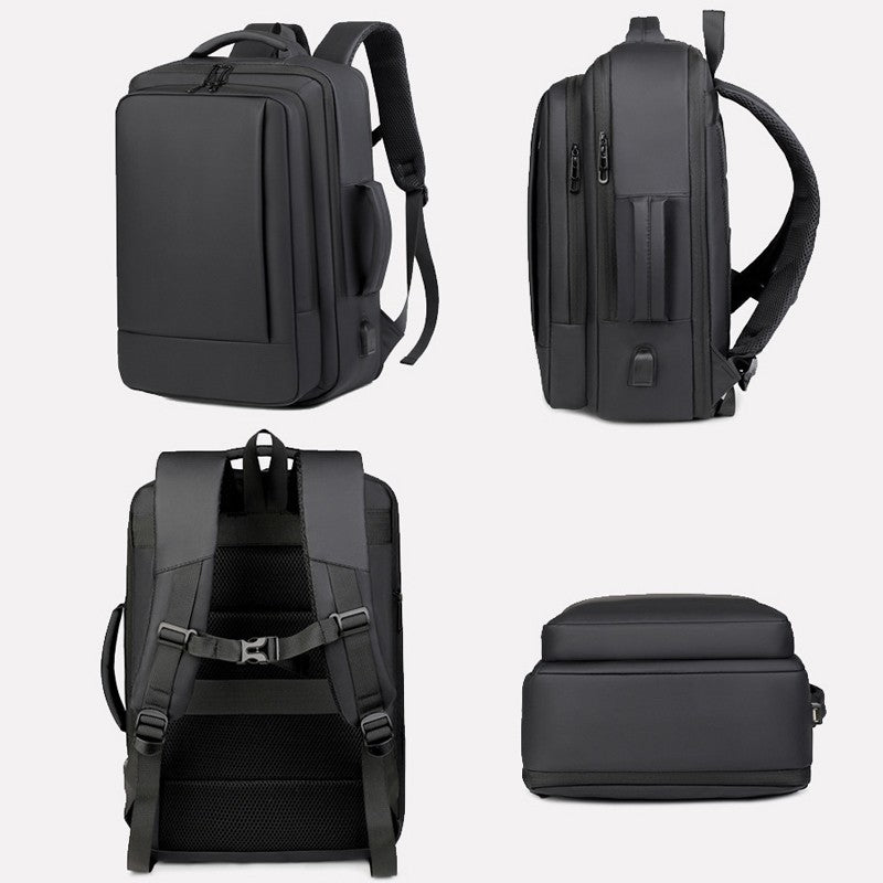 [vendor] 16 Inch Laptop Backpack Waterproof USB Rucksack Large