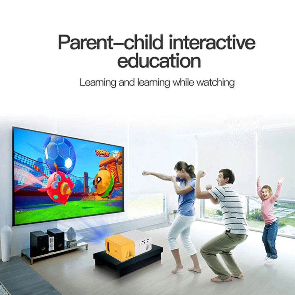 [vendor] Portable Projector 1080P LED Mini Home Cinema Movie