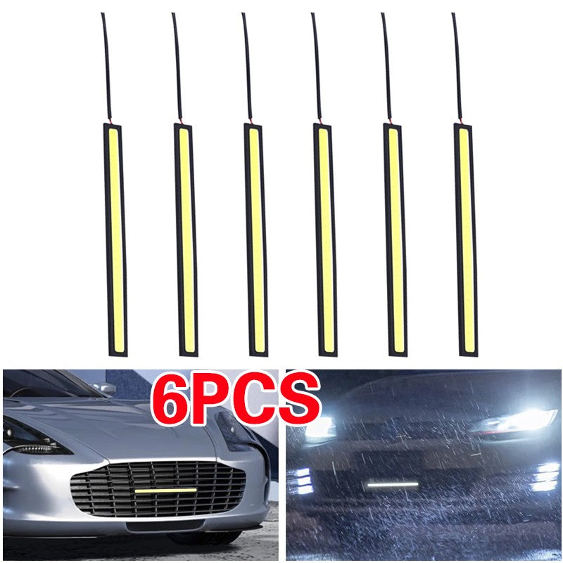 [vendor] 6x 12V Car Interior LED Strip Lights White Waterproof