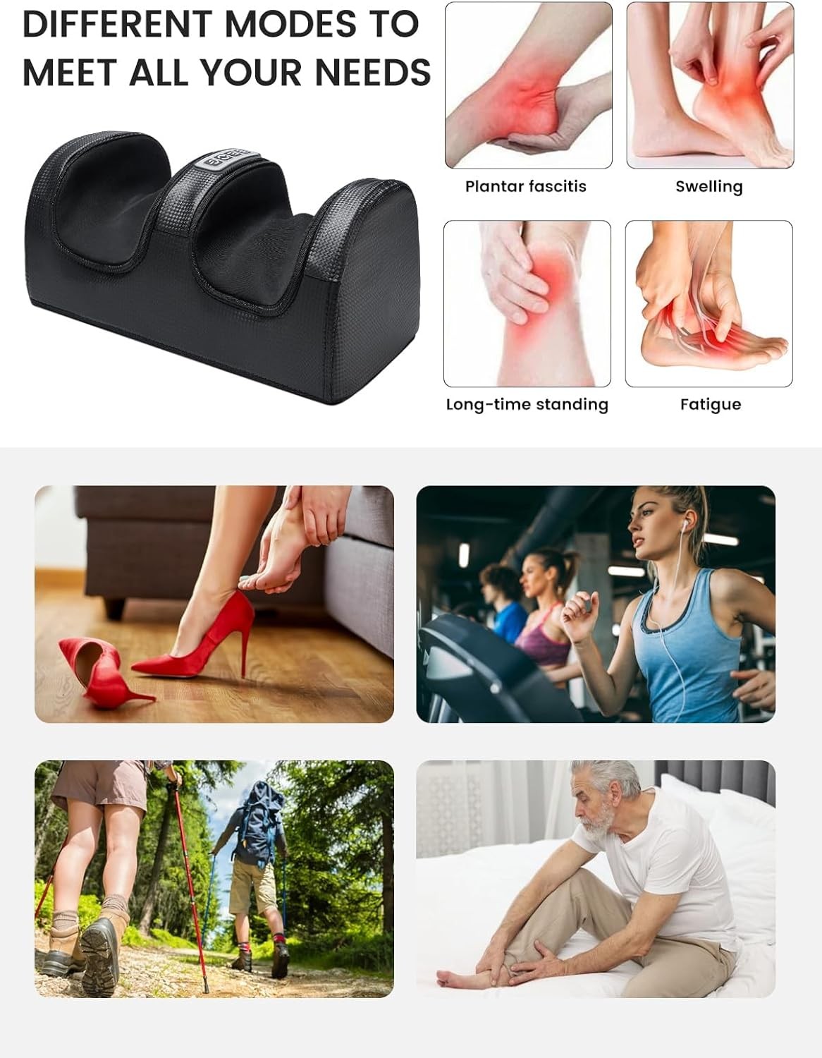 [vendor] Foot Massager Kneading Pain Relief Feet Leg Vibration