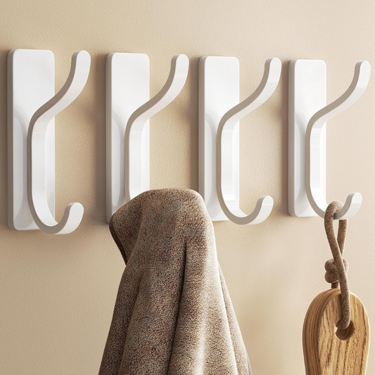 [vendor] Wall Coat Hooks Heavy Duty Stick-On Door Hanger Metal