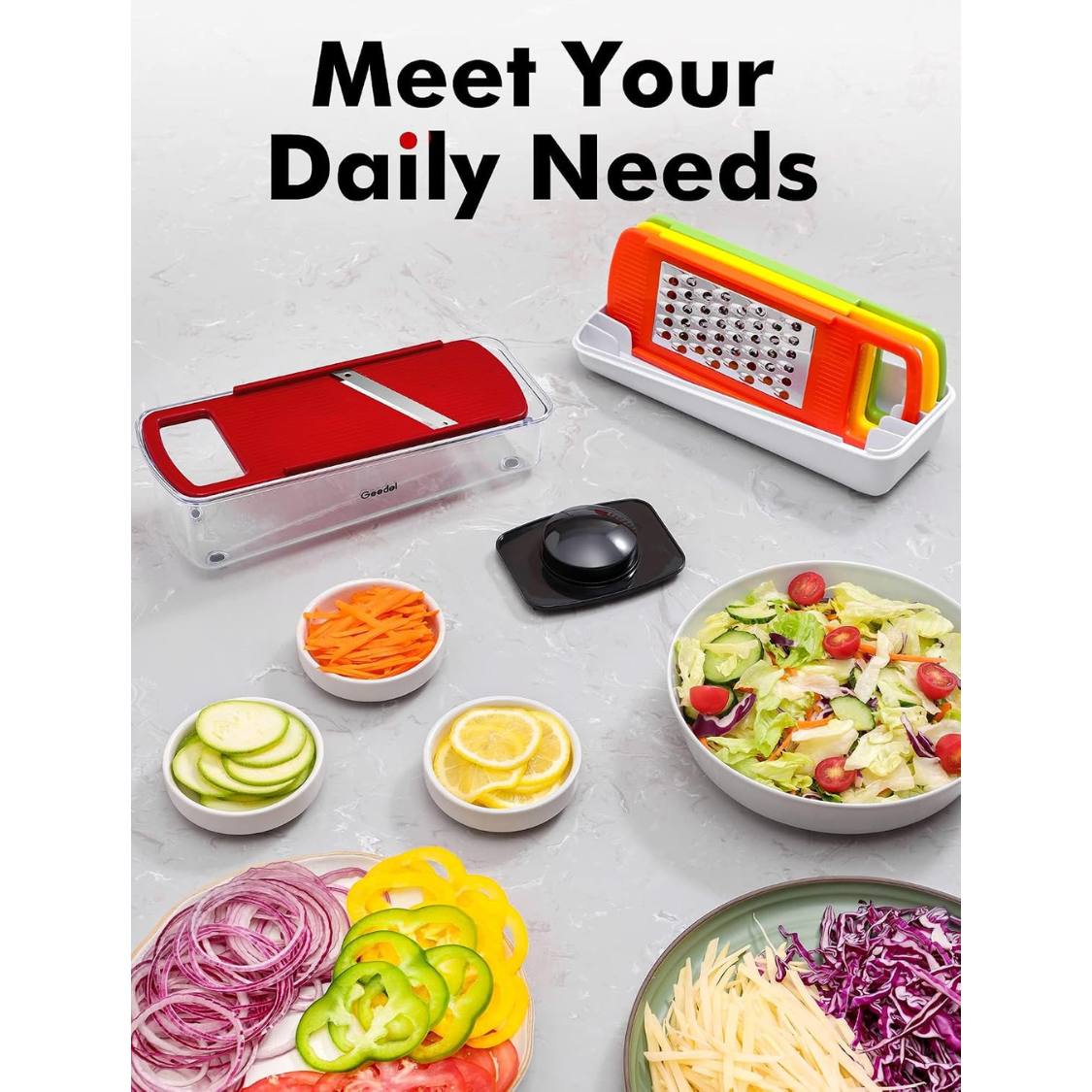 [vendor] Professional Mandoline Slicer, Multi-Purpose Vegetable &