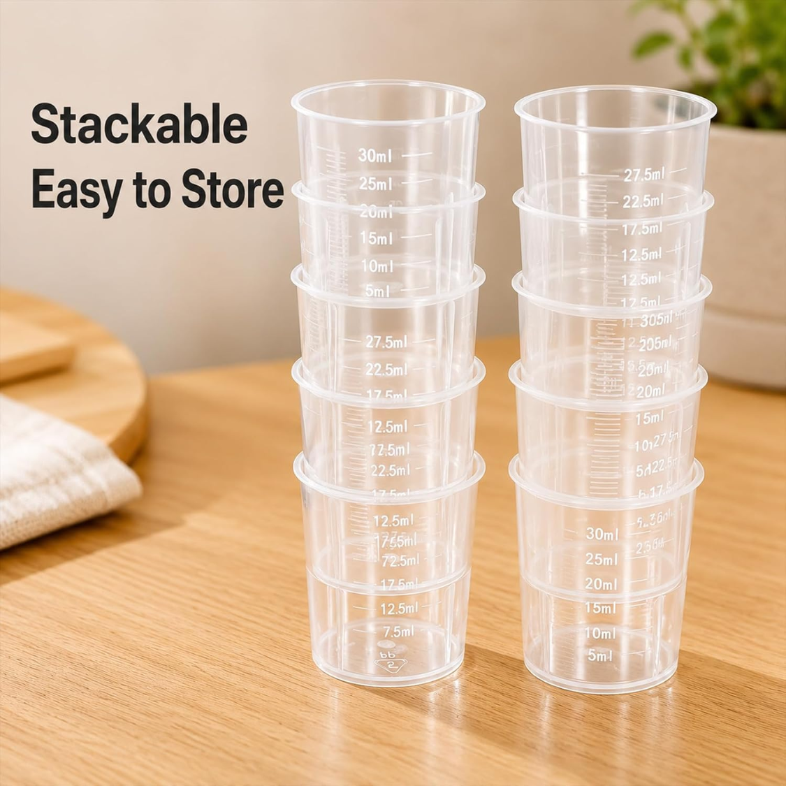 [vendor] Mini Liquid Measuring Cups, Graduated Beakers For