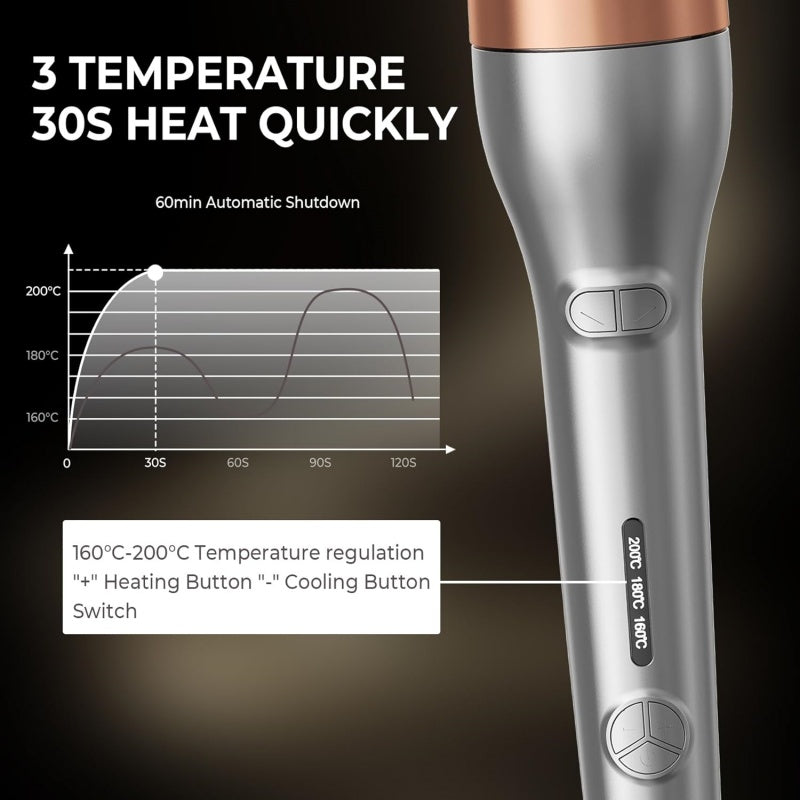[vendor] Hair Curler, Portable Automatic Curling Iron With