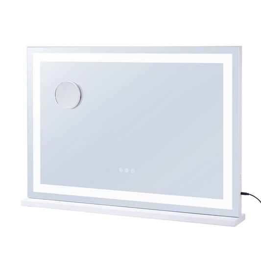 [vendor] Lighted Makeup Mirror 3 Color Vanity W/ USB Desktop