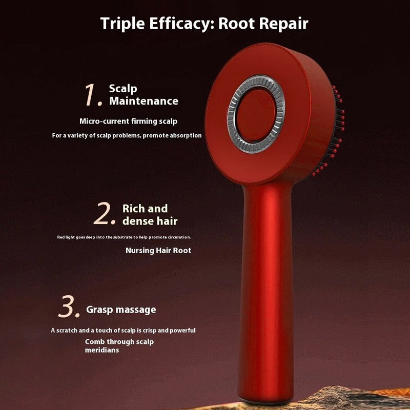 [vendor] Electric Scalp Massage Comb Hair Growth Red Light