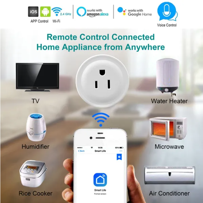 [vendor] WiFi Smart Plug Outlet Wireless Smart Socket APP Remote