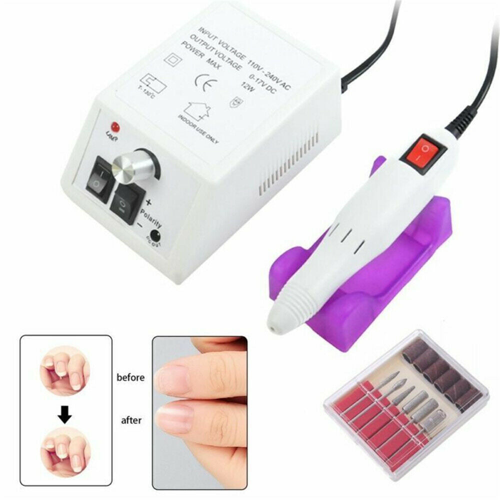 [vendor] Electric Nail Art File Drill Machine Professional