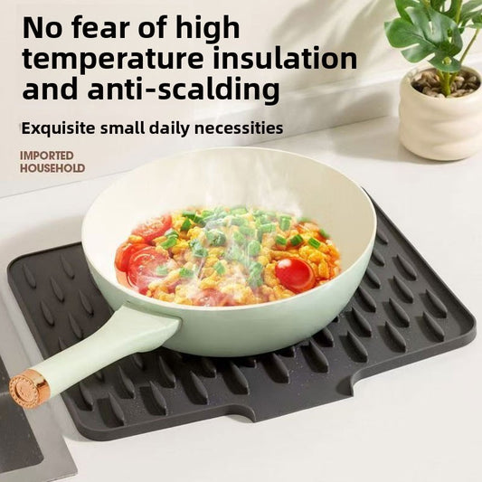 [vendor] Silicone Dish Drying Mat, Heat-Resistant & Non-Slip Mat