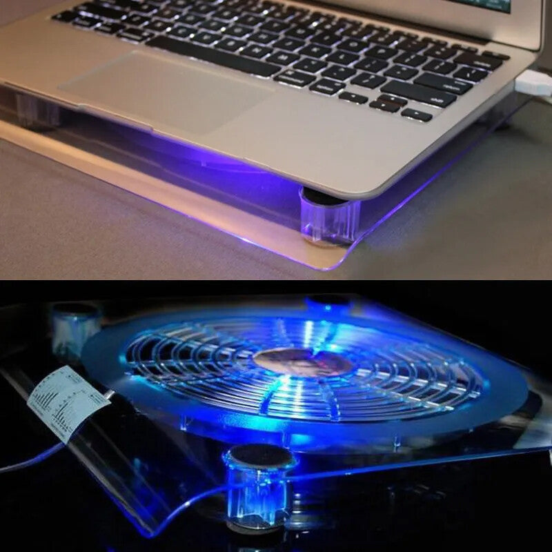 [vendor] 10 -15 Laptop Cooling Pad 1 USB Powered Fan Notebook