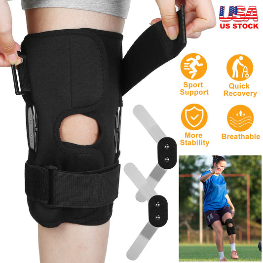 [vendor] Sport Knee Brace Adjustable Open Patella Knee Support