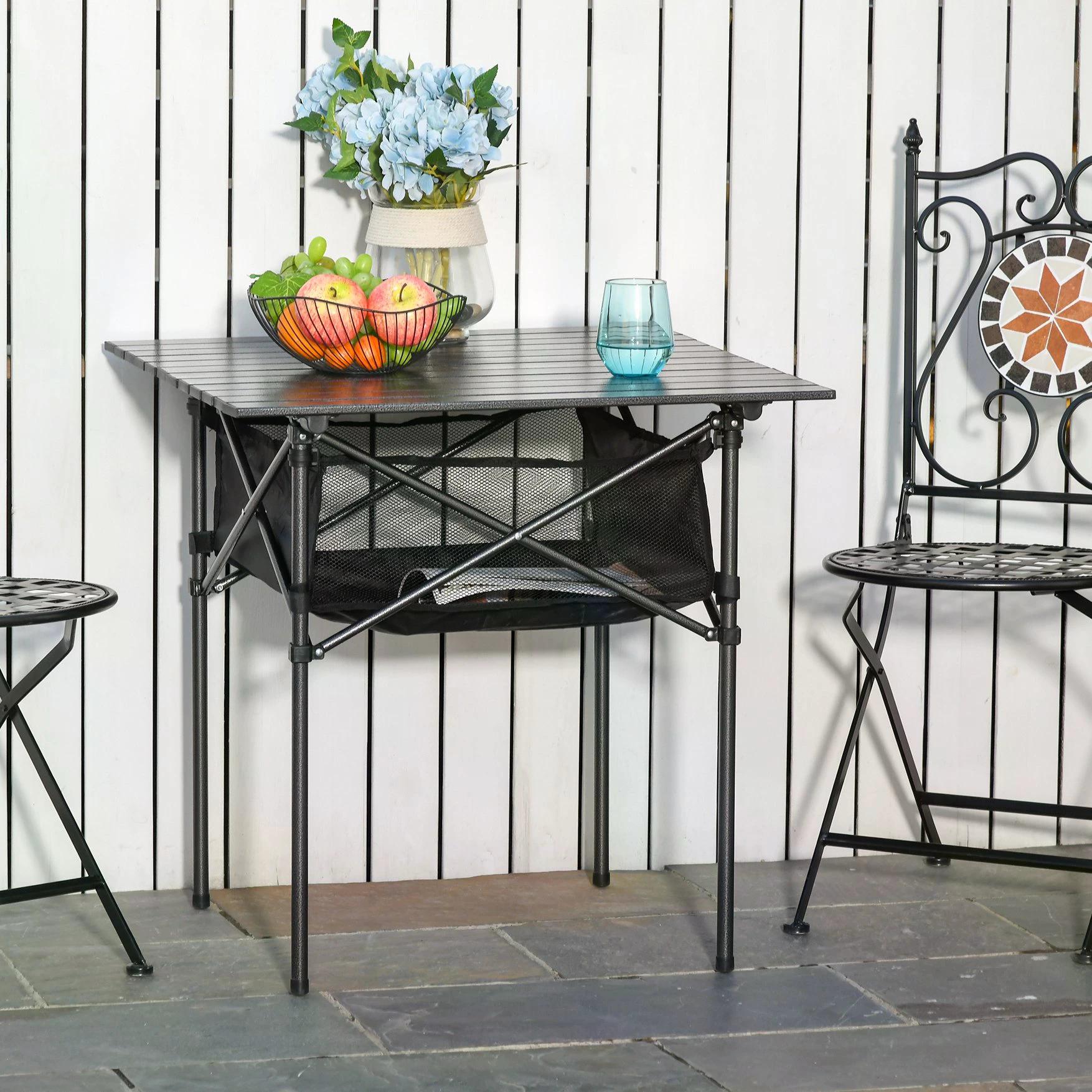 [vendor] Outdoor Folding Camping Table W/ Storage Bag, Portable