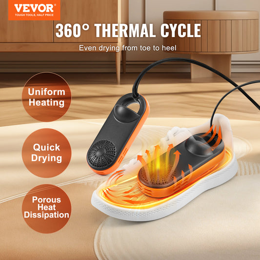 [vendor] VEVOR Boot Dryer Shoe Dryer, Portable Footwear Dryers