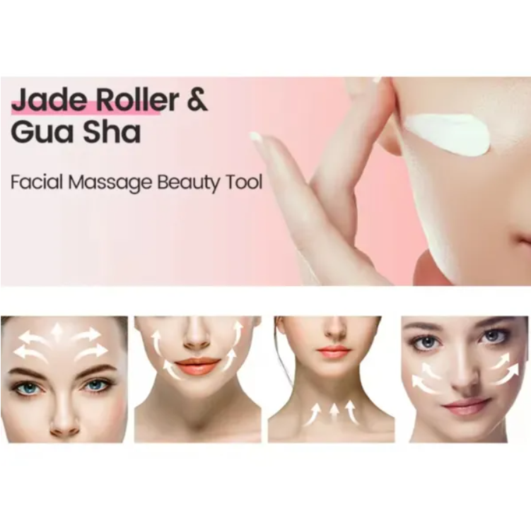 [vendor] Gua Sha Board 2PCS Massage Stone For Facial Body