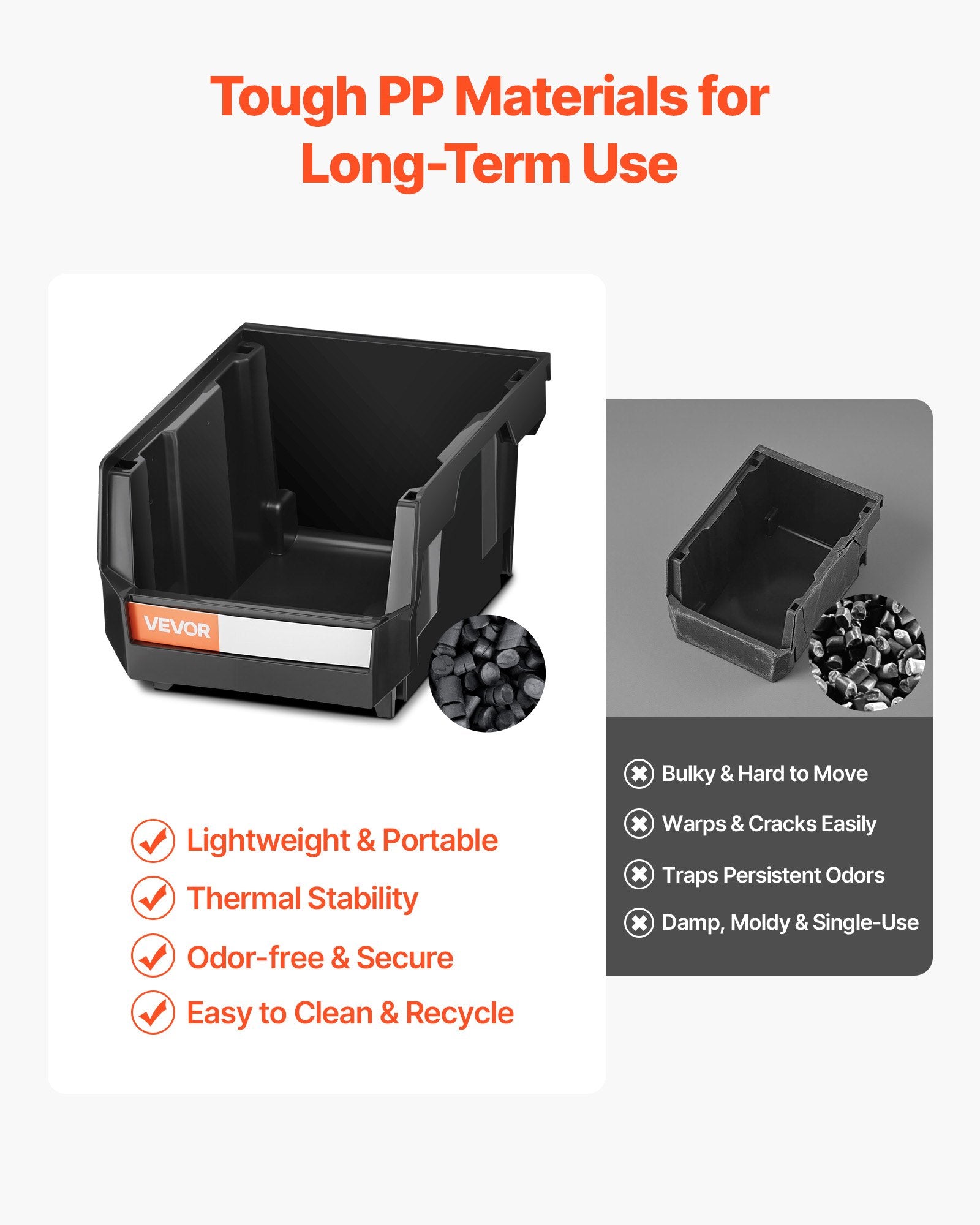 [vendor] Wall Mounted Storage Bins, 12 Plastic Bins & 3 Metal