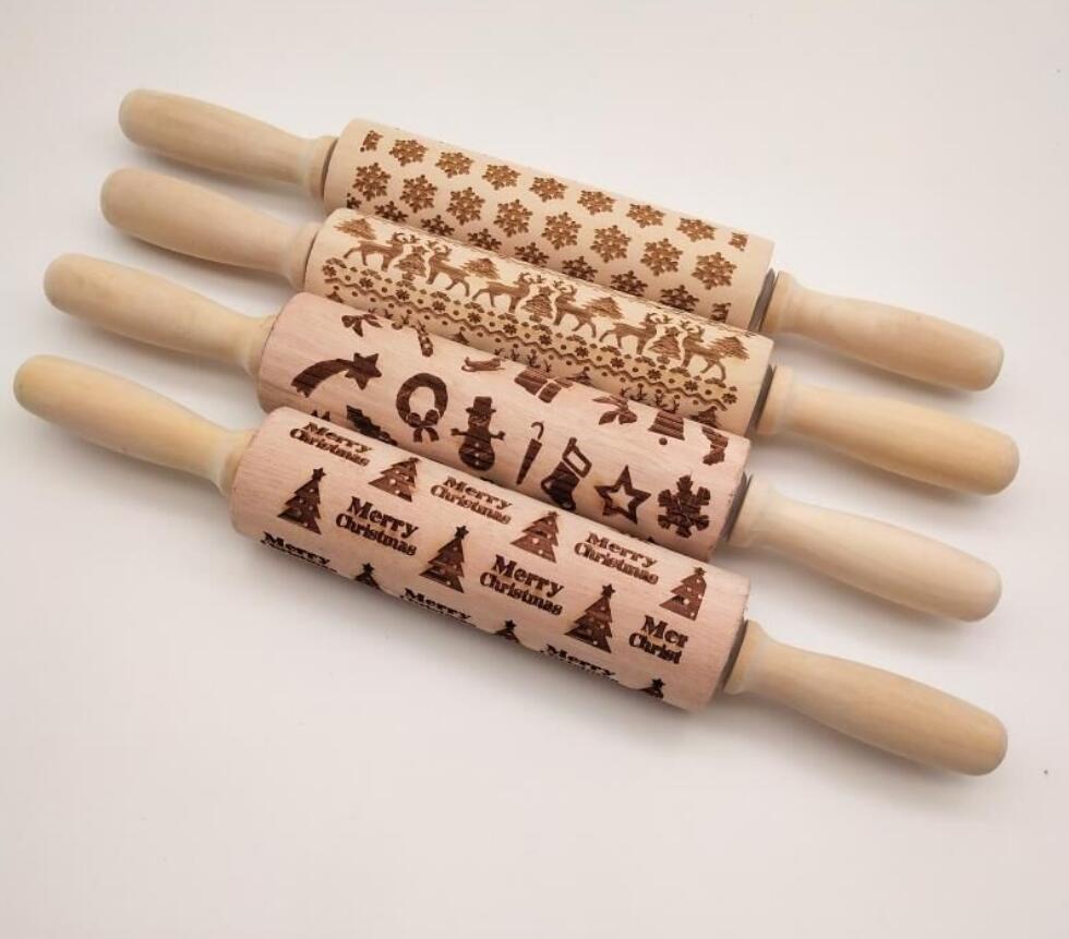 [vendor] Rolling Pin Christmas Embossing