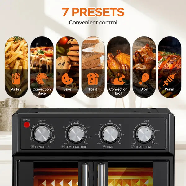 [vendor] PlumChef 29.5 Quart Extra Large 6 Slices Air Fryer