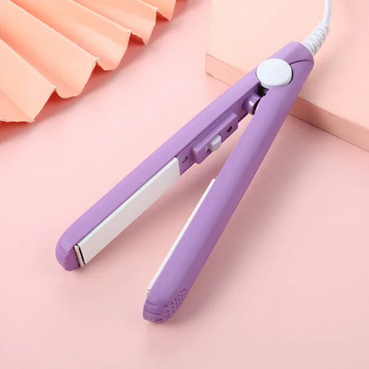 [vendor] Mini Portable Hair Iron Hair Straightener Curler