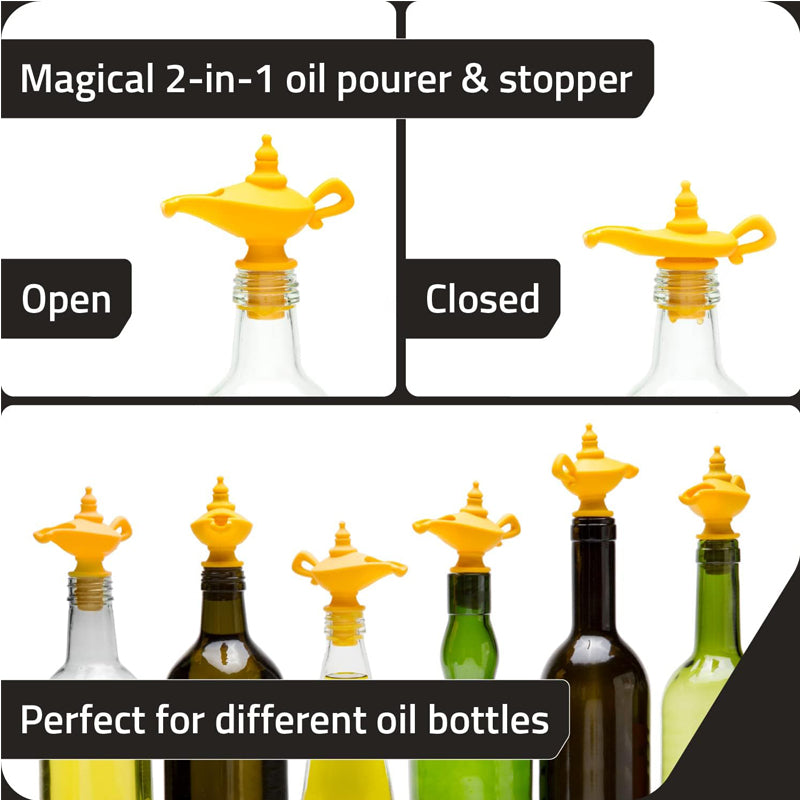 [vendor] Oil Pourer And Stopper, Wine Pouring Device,Silicone Oil