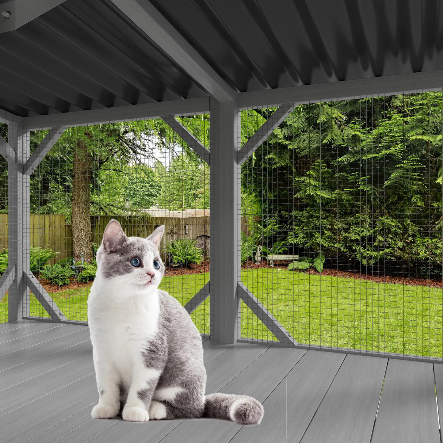 [vendor] Cat Catio, Cat Window Perch For Large Indoor Cats - For