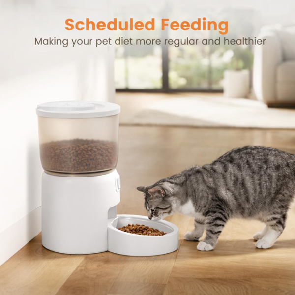[vendor] Smart Pet Feeder 3L Automatic Food Dispenser For Cats, Dogs Small