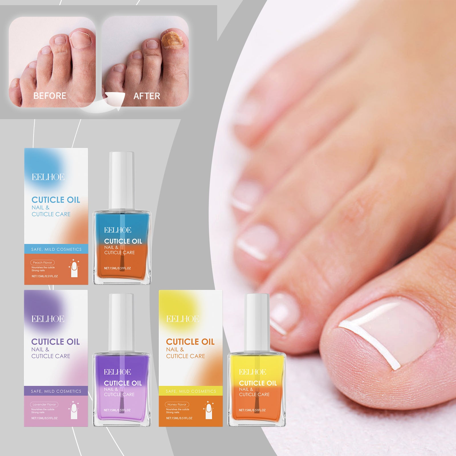 [vendor] EELHOE Double-Layer Nail Cuticle Oil For Nail Cuticle