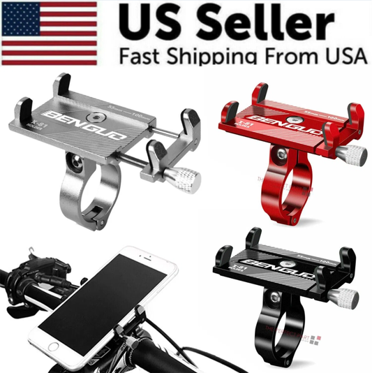 [vendor] Aluminum Motorcycle Bike Bicycle Holder Mount Handlebar