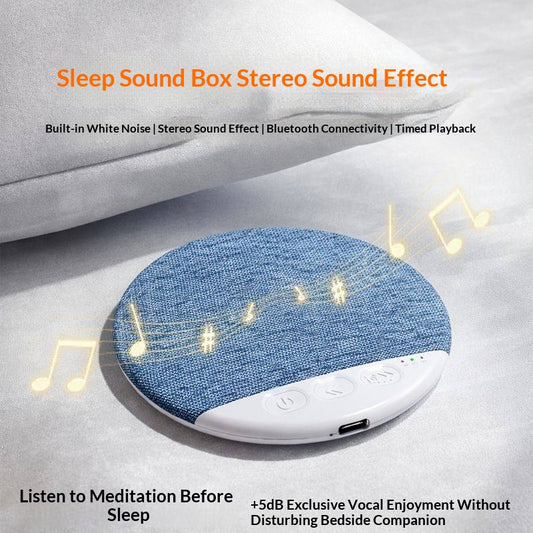 [vendor] Ultra-Thin White Noise Bluetooth Speaker for Pillow -