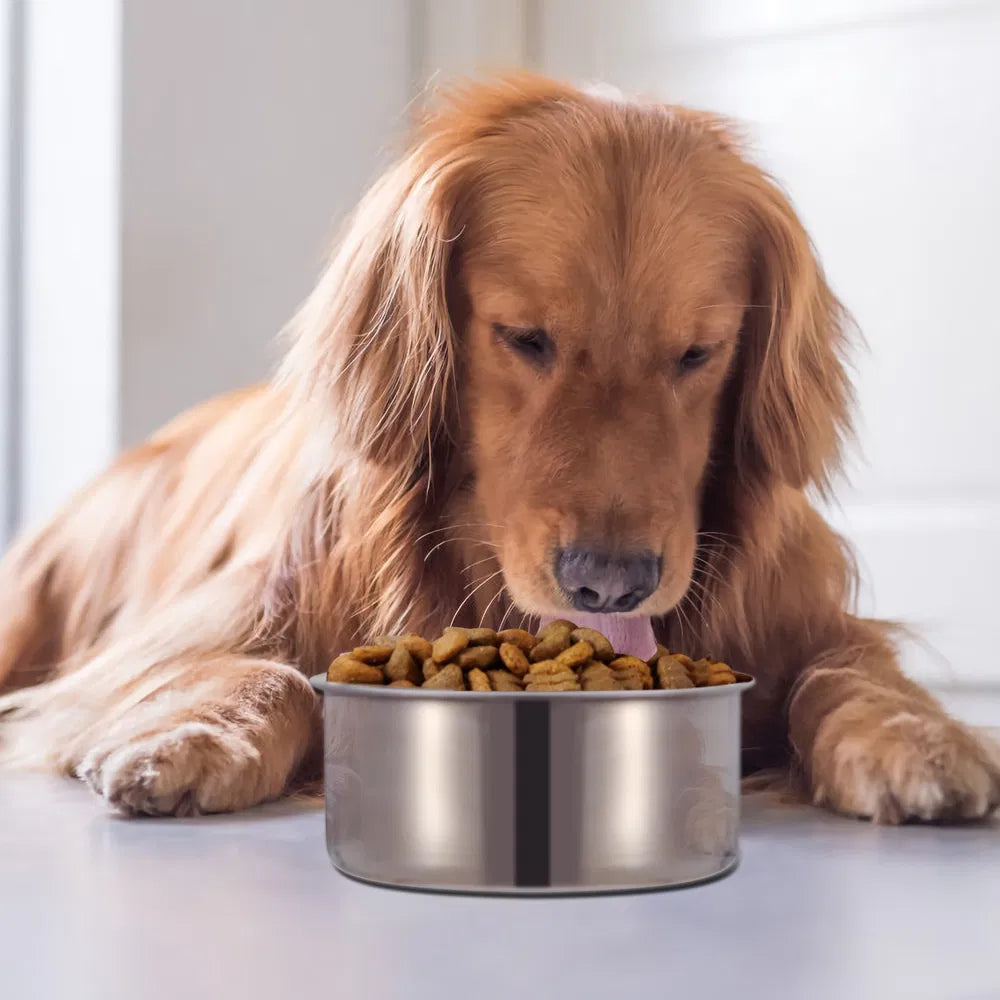 [vendor] Stainless Steel Dog Bowl Pets Hanging Food Bowl Detachable Pet