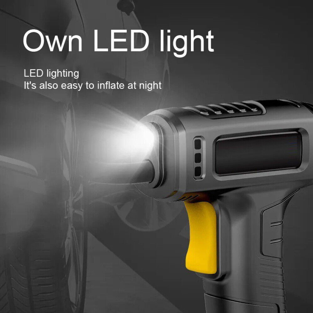 [vendor] Car Tyre Inflator Cordless Digital USB Rechargeable Tire