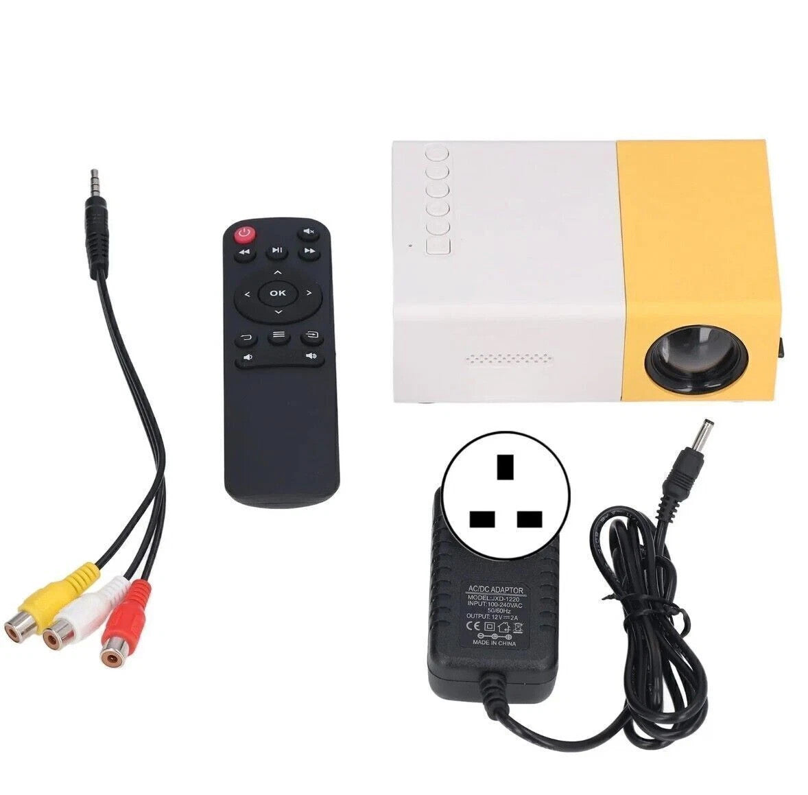 [vendor] Portable Projector 1080P LED Mini Home Cinema Movie