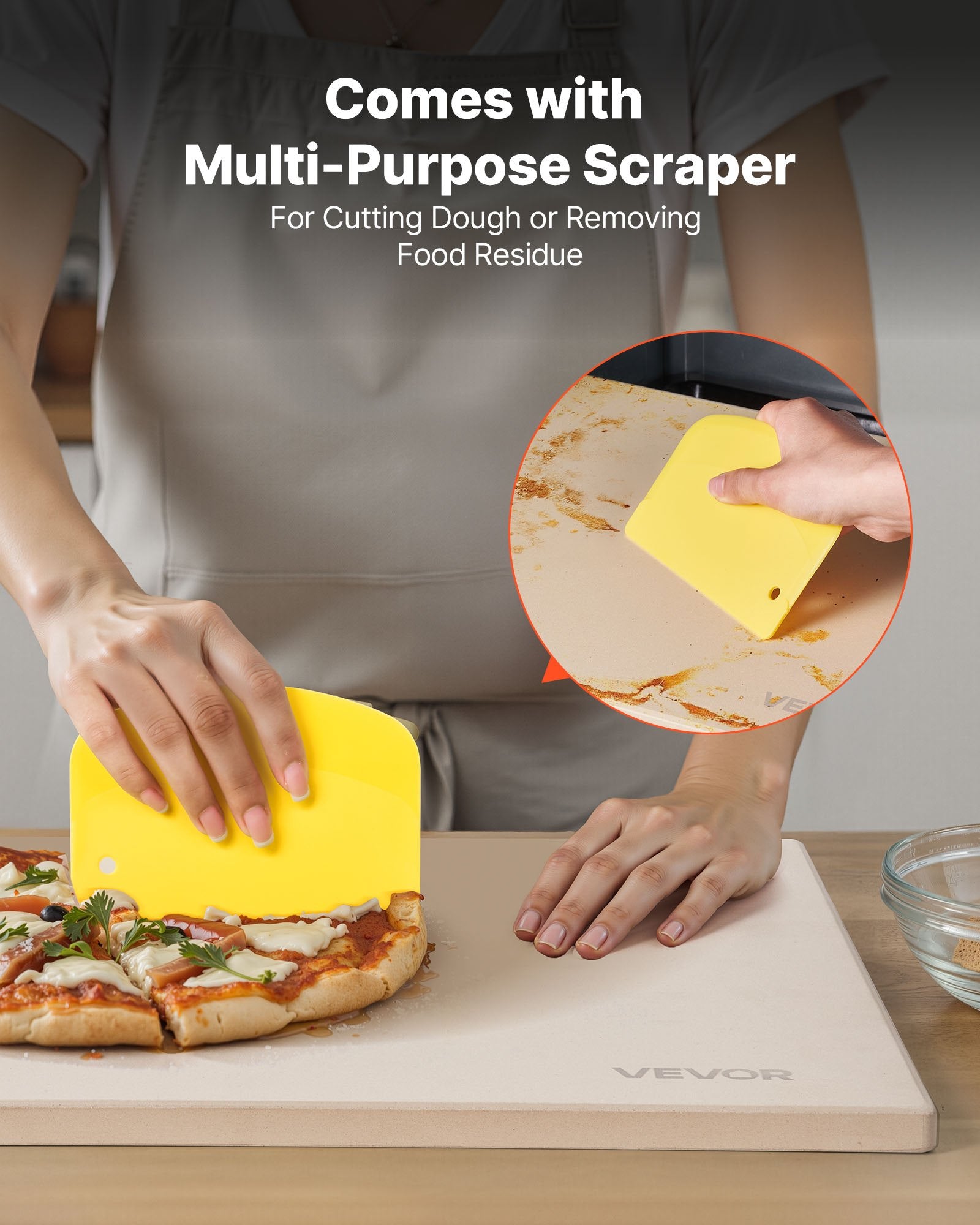 [vendor] Pizza Stone, 20 X 14 X 0.67 In Rectangular Pizza Stone,