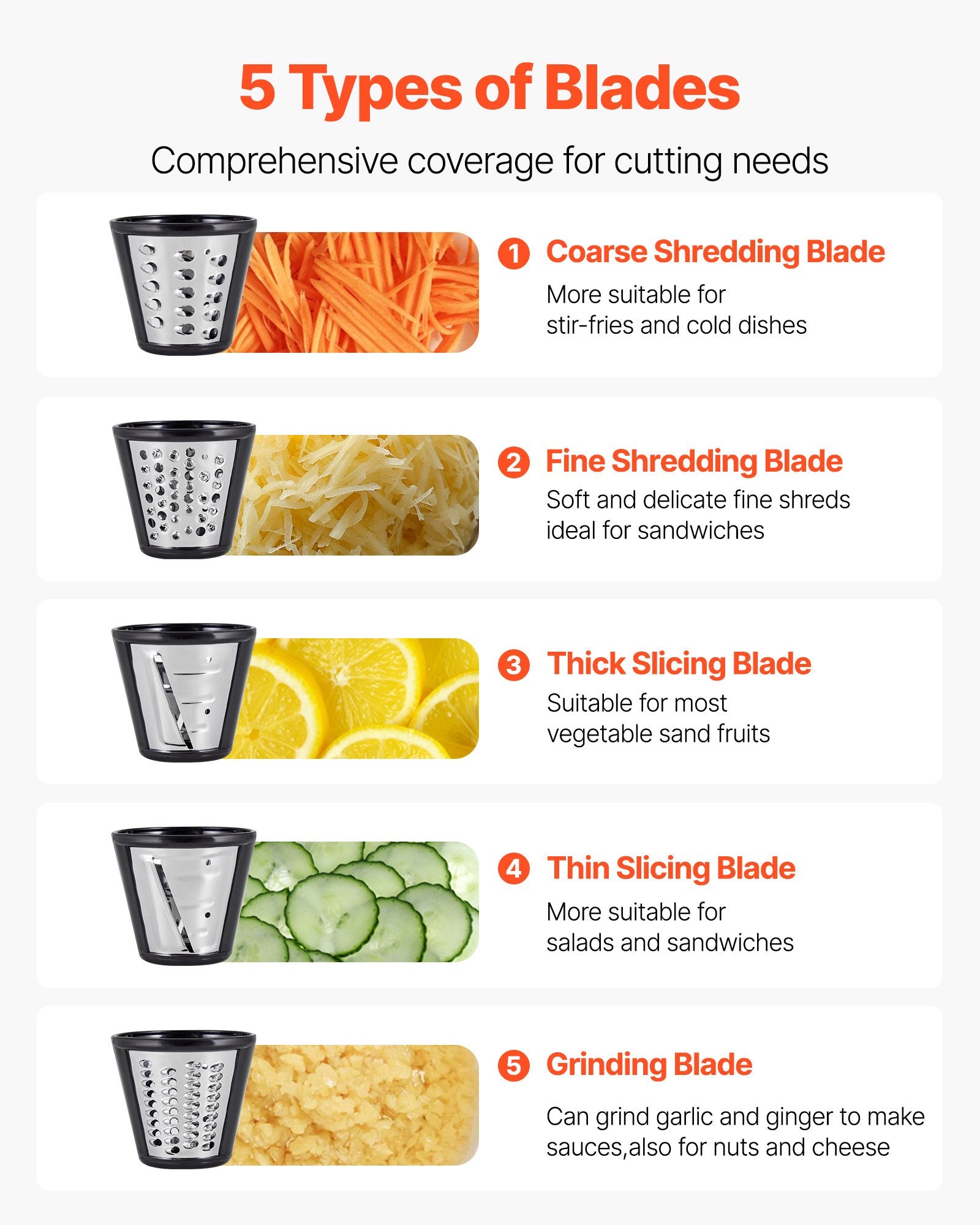[vendor] Electric Cheese Grater Salad Maker, 200W Salad Shooter,