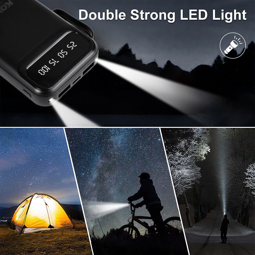 [vendor] Power Bank10000mAh Fast Charger Pack USB External