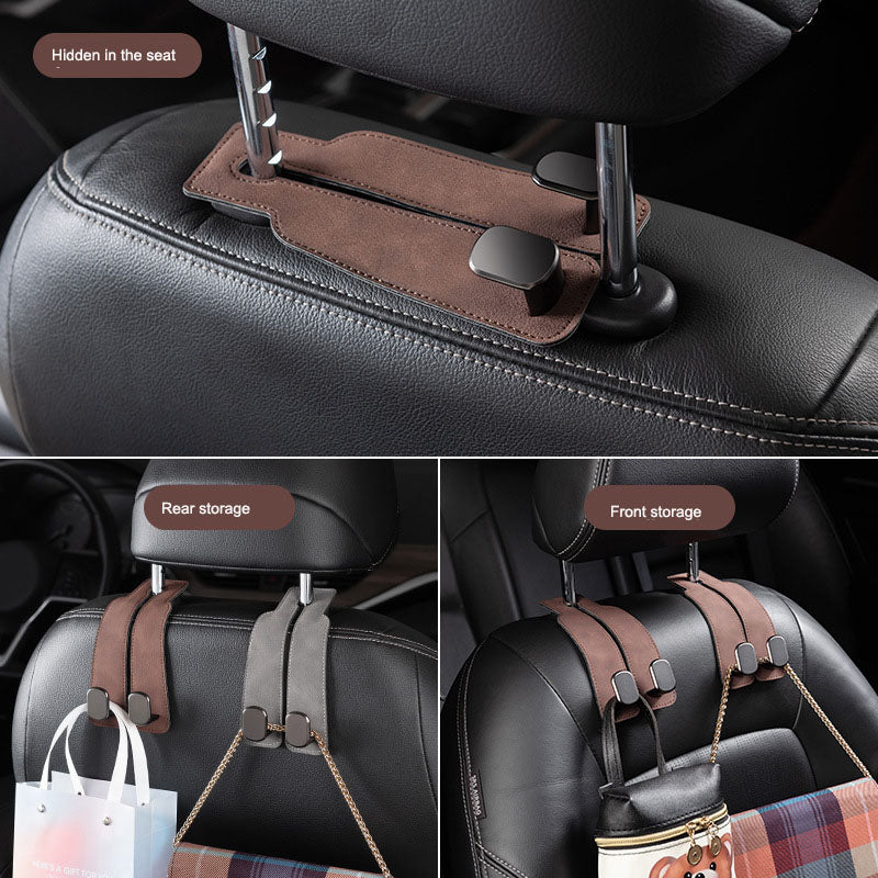[vendor] 4pcs Car Seat Back Phone Holder Hook,Car Purse Hook