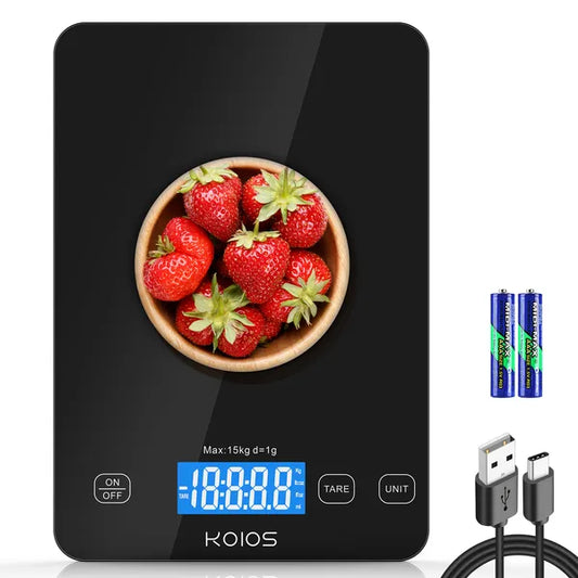 [vendor] KOIOS Food Scale, 33lb/15kg Digital Kitchen Scale Grams