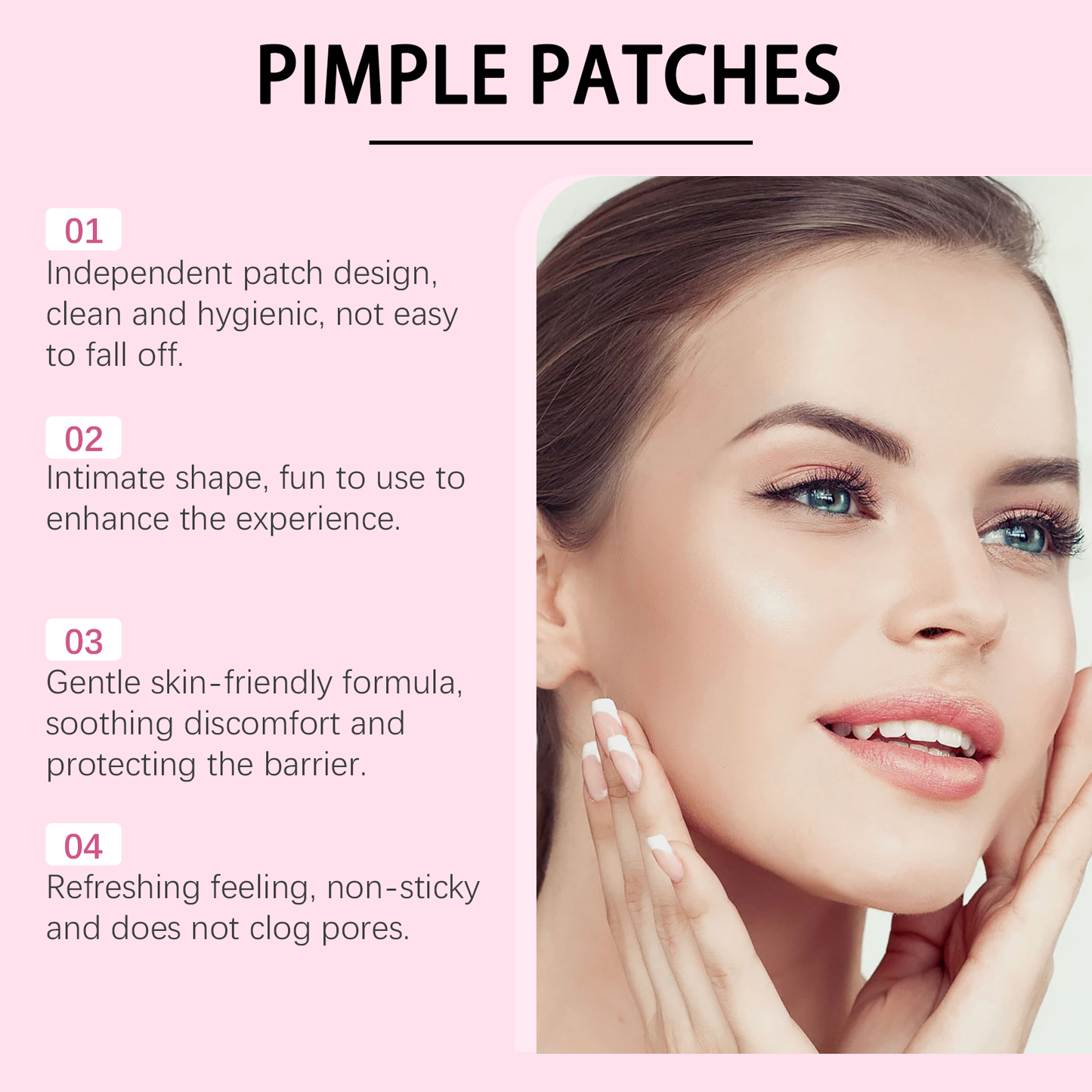 [vendor] Cute Shaped Pimple Patches, 144 Count Hydrocolloid Acne
