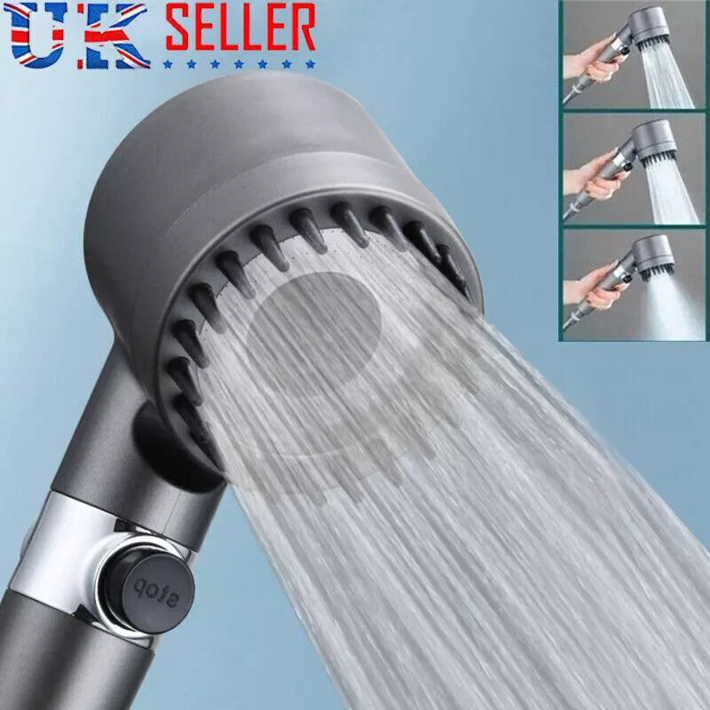 [vendor] 3 Modes Shower Head With Filter High Pressure Water
