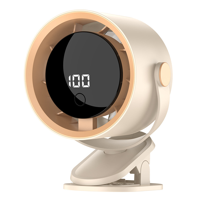 [vendor] 4 In1 Cooling Fan Camping Fan USB Rechargeable Foldable