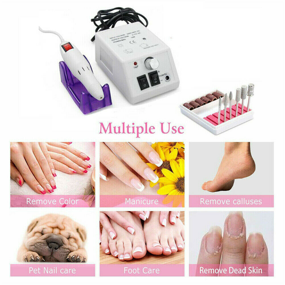 [vendor] Electric Nail Art File Drill Machine Professional