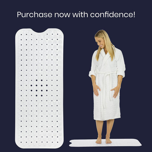 [vendor] Non Slip Bath Mat Extra Large Shower Mat Bathtub