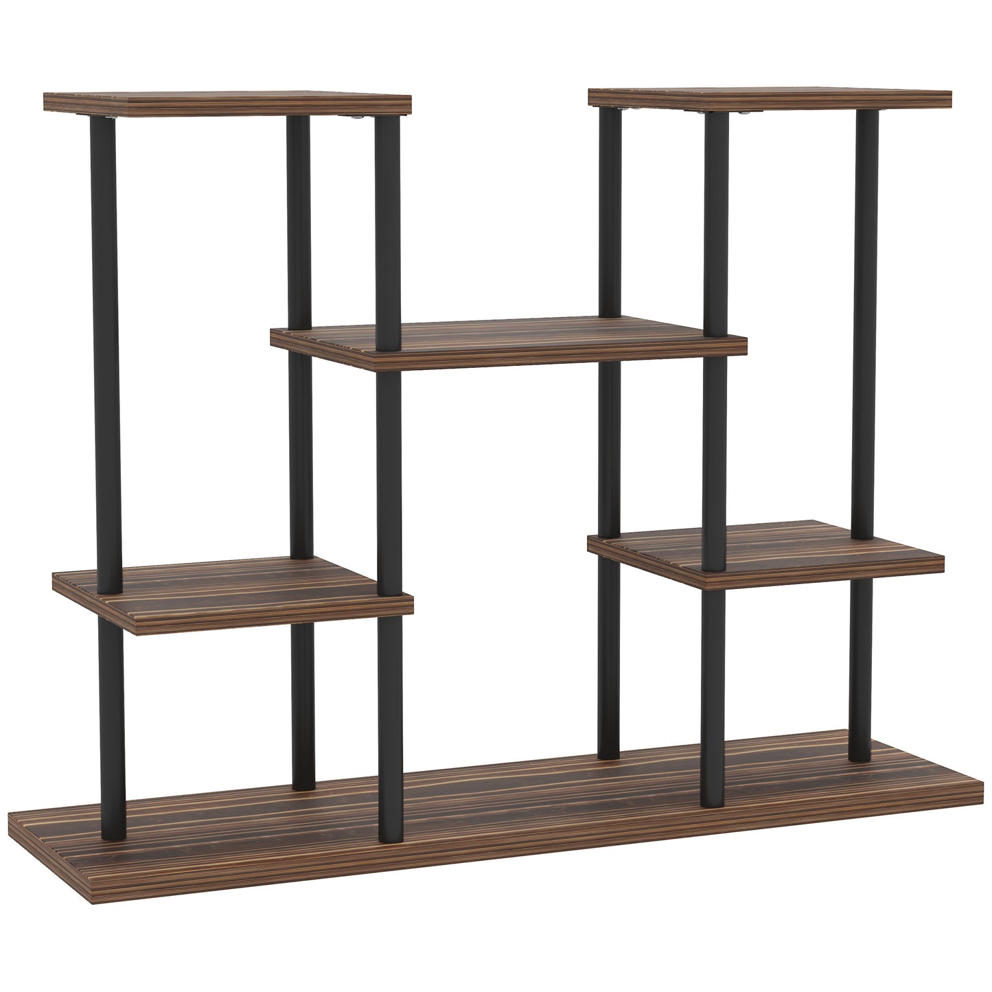 [vendor] Four-Tier Wooden Shelf Plant Stand